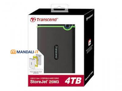 Transcend 4TB StoreJet 25M3 USB3.1 Slim Portable Hard Drive Shock-Resistant