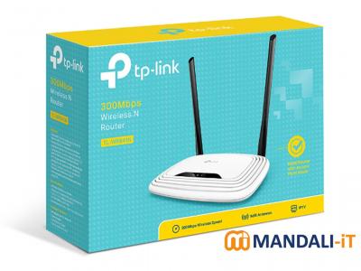 TP-Link Router Two Antenna ( Double Antenna) Router TL-WR841N Wireless N Router 300 Mbps White