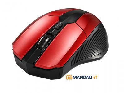 Red Color Latest Wireless Mouse 2.4G Mause USB Optical Computer Gamer Mice 4 Buttons 1600 DPI Gaming Mouse For PC Laptop Desktop