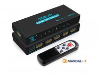 HDMI Switch 4K SGEYR HDMI Switch 5 In 1 Out HDMI Splitter