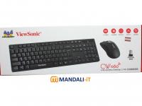 ViewSonic ViewSonic CW1260 2.4G wireless mouse and keyboard set (black) silent version